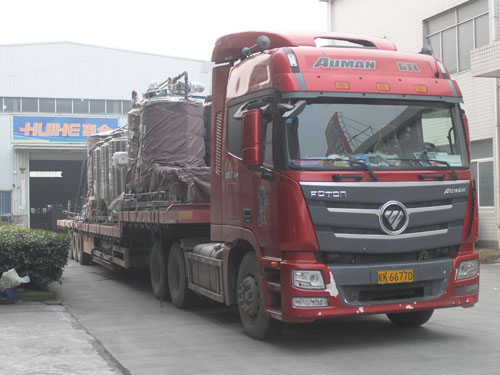 茶飲料生產(chǎn)線發(fā)貨